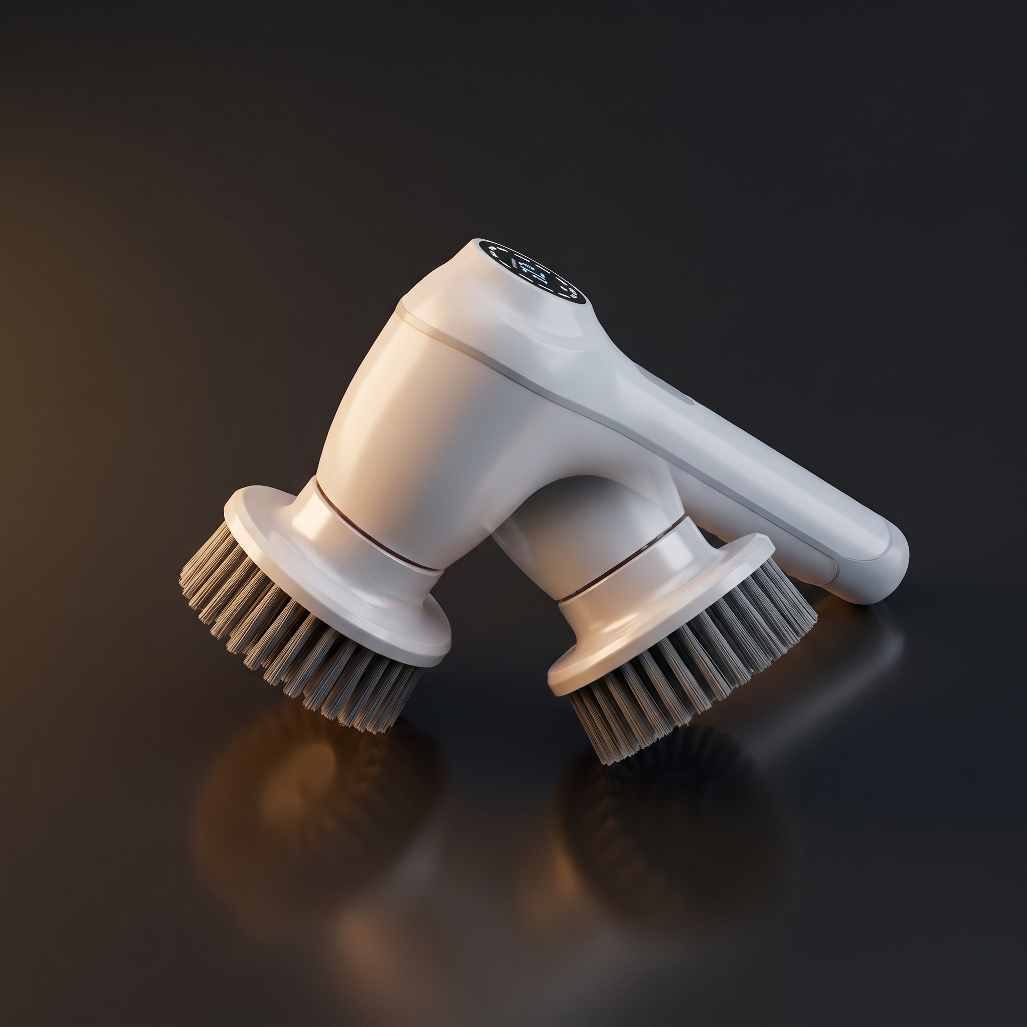 Cordless Multifunctional Electric Cleaning Brush, Handheld Scrubber For Kitchen, Shower, Pots, Pans, With Scourer Pad Attachments, Fully Waterproof